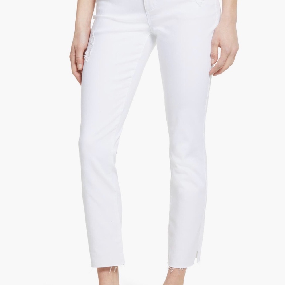 Wit & Wisdom
Ab'Solution High Waist Raw
Hem Ankle Straight Leg Jeans